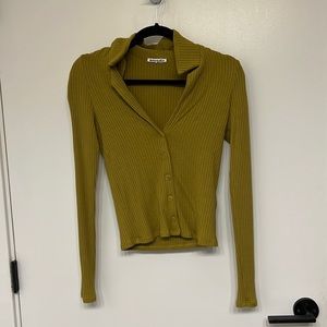 Reformation dark olive long sleeve!!!
